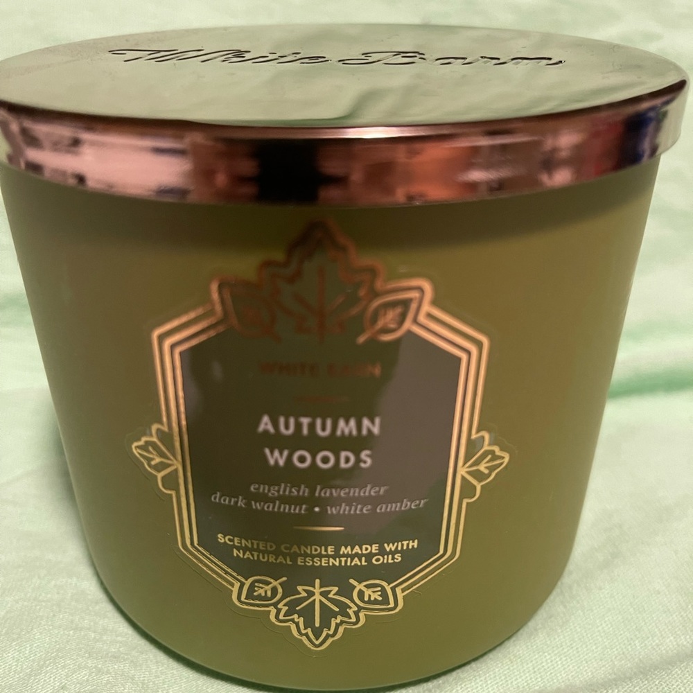 Bath and Body Works 3-Wick Candle in Autumn Woods